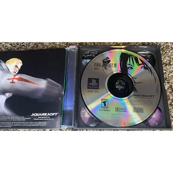 Playstation Final Fantasy VII and V - missing VI disc - READ